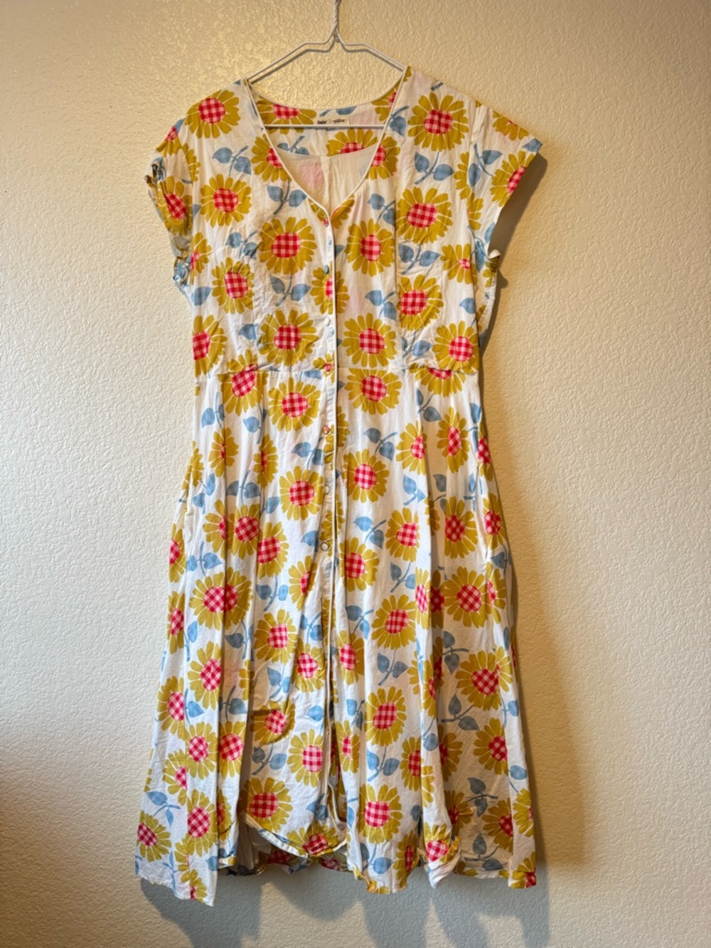 Saint Geraldine Floral Button-Front Summer Dress